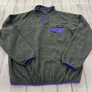 Patagonia Women's Lightweight Synchilla Snap-T Pullover SzM